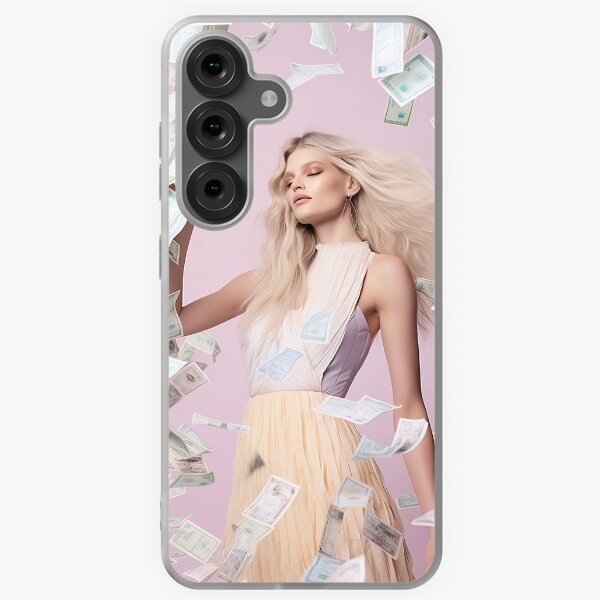 Blonde Woman Money Samsung Galaxy Soft Case