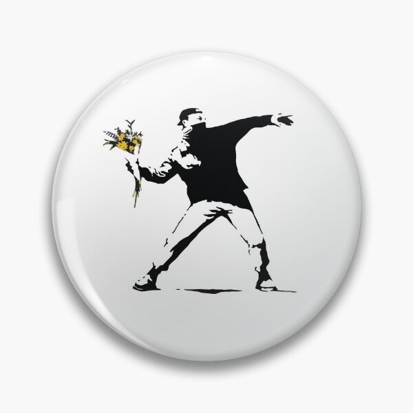 Item preview, Banksy Flower Thrower designed and sold by The Crackerdale Emporium.