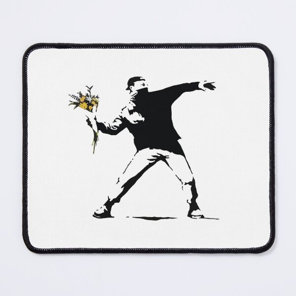 Item preview, Banksy Flower Thrower designed and sold by The Crackerdale Emporium.