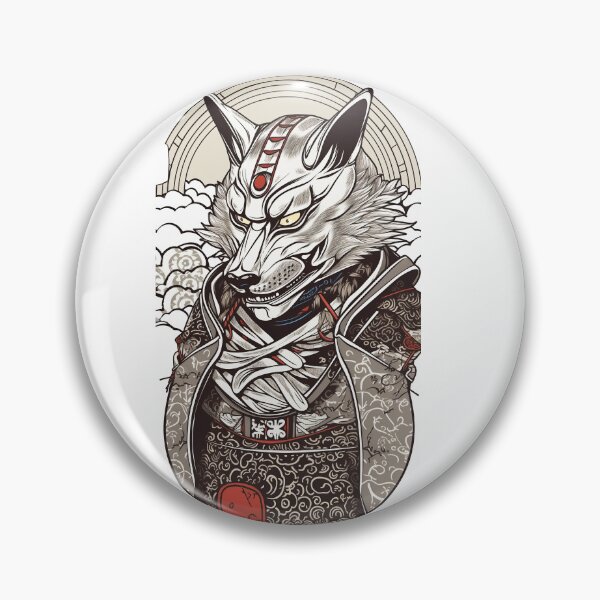 Item preview, samurái kitsune designed and sold by preston181.