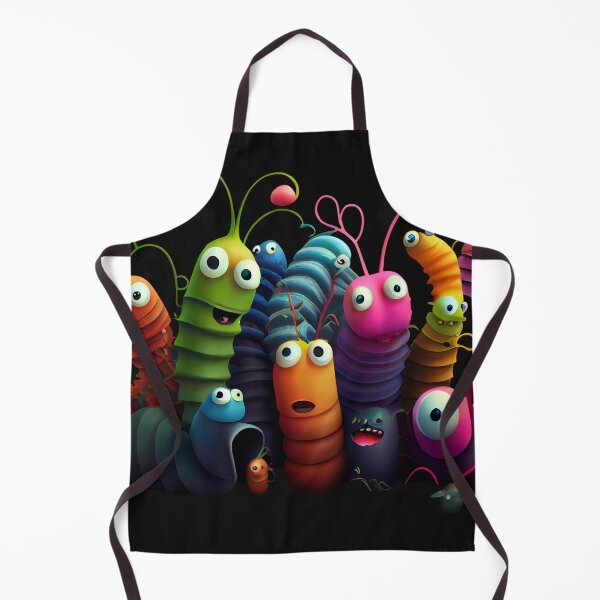 Item preview, Cartoon Worms and Caterpillars designed and sold by MTJ-Mushrooms.