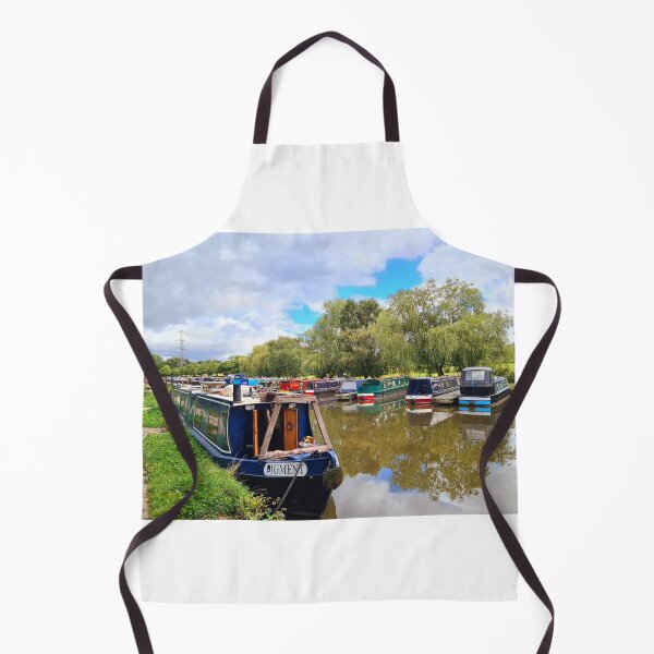 Item preview, Gorgeous narrowboats nestled on the canal designed and sold by Discovery-Gifts.