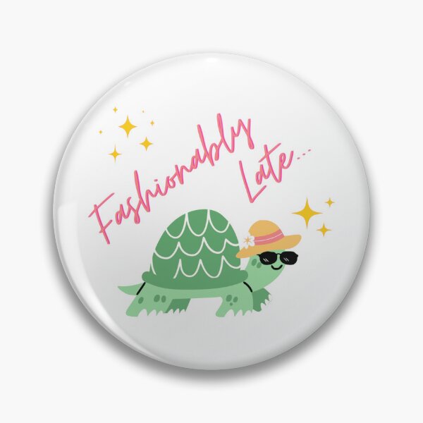 Item preview, Fashionably Late Turtle designed and sold by whyNautDesigns.