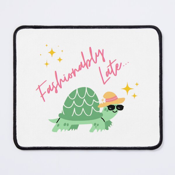 Item preview, Fashionably Late Turtle designed and sold by whyNautDesigns.