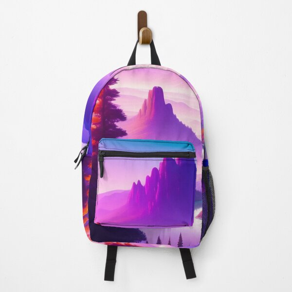 Item preview, Beautiful Purple Fantasy Dream Cosmic Landscape AI Art designed and sold by unusualillusion.