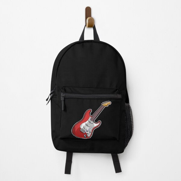 Artikelvorschau, Rote Stratocaster-Rock-Gitarre entworfen und verkauft von Alphaproject.