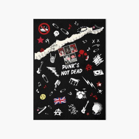 Punks Not Dead / Punk Rock Aesthetic Pattern