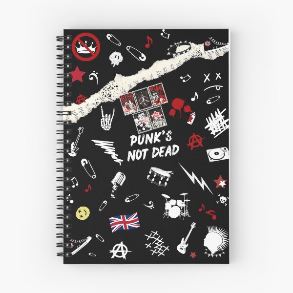 Item preview, Punks Not Dead / Punk Rock Aesthetic Pattern designed and sold by SoccaTamam.
