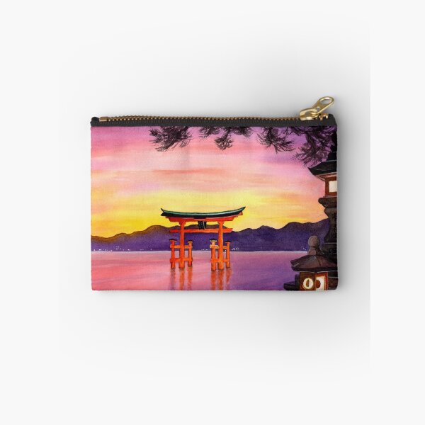 Item preview, Itsukushima Torii Gate watercolor painting designed and sold by Antigone Damigou.