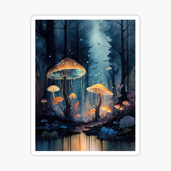 Fantasy Snail On Mushroom Diamond Painting 