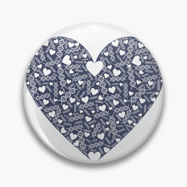 Item preview, DNA heart dark blue designed and sold by Lady-Frost.