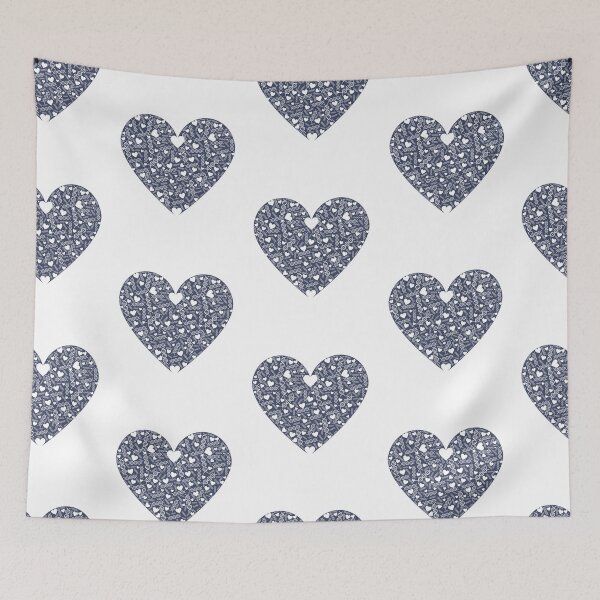 Item preview, DNA heart dark blue designed and sold by Lady-Frost.