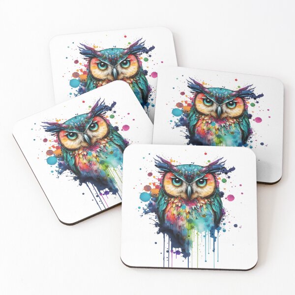 Aperçu de l'œuvre Beau hibou haletant | Amoureux du hibou | Hibou mignon | Amoureux des oiseaux hibou créée et vendue par henrique37.