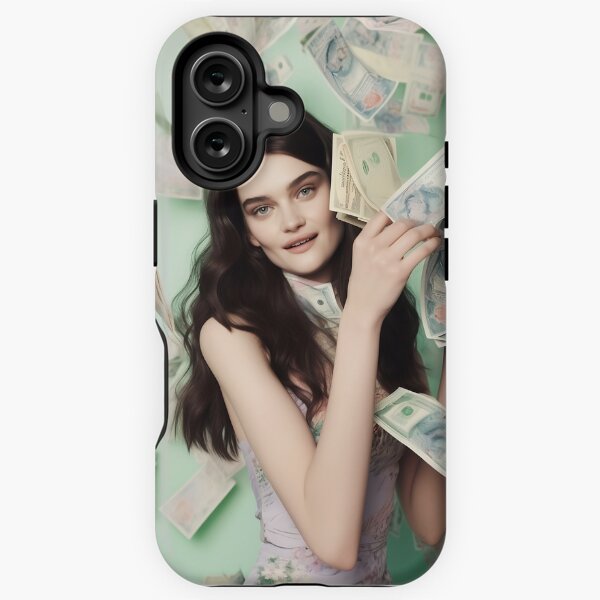 Woman Money iPhone Tough Case