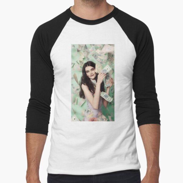 Woman Money Baseball ¾ Sleeve T-Shirt