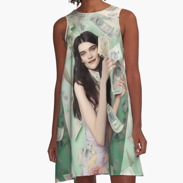 Woman Money A-Line Dress