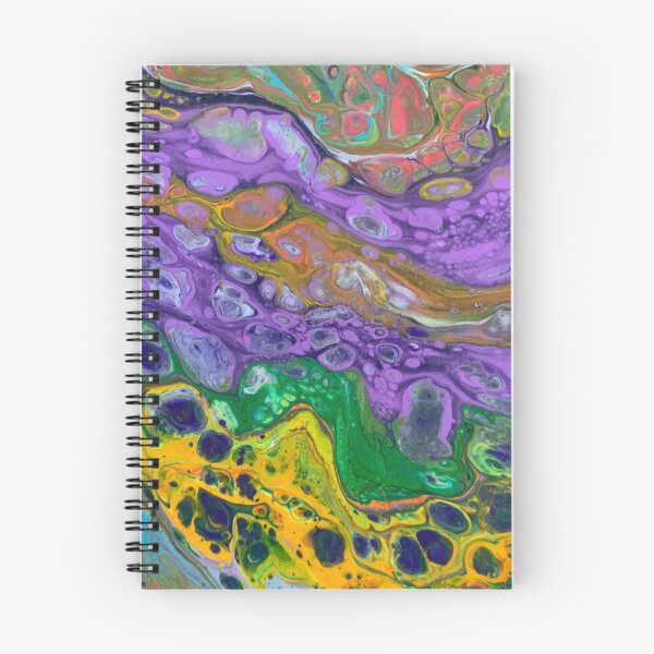 Item preview, Colorful abstract fluid paint  designed and sold by baksuart.