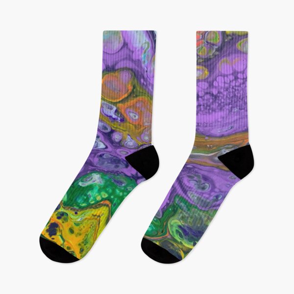 Item preview, Colorful abstract fluid paint  designed and sold by baksuart.