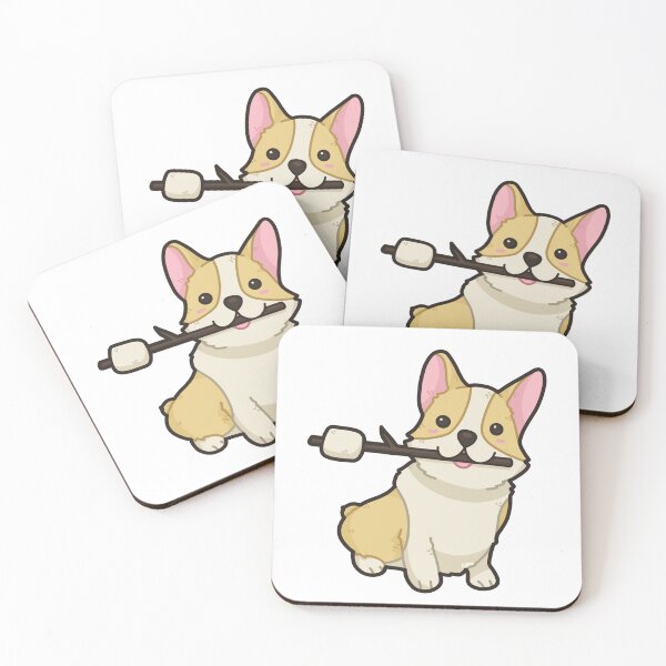 Item preview, Marshmallow Corgi designed and sold by AntaresFallsArt.