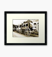 Wells Fargo Stage Coach Framed Print