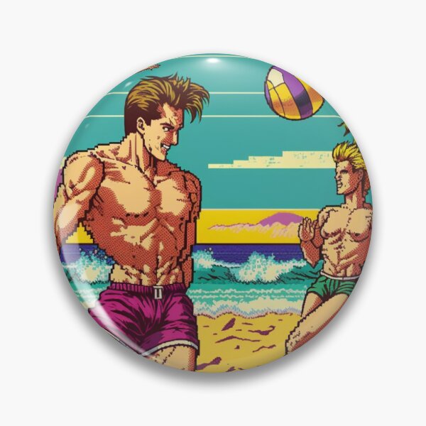 Item preview, Volley Ball Beach 1989 Retrovibes Video Game designed and sold by RETRO1985.