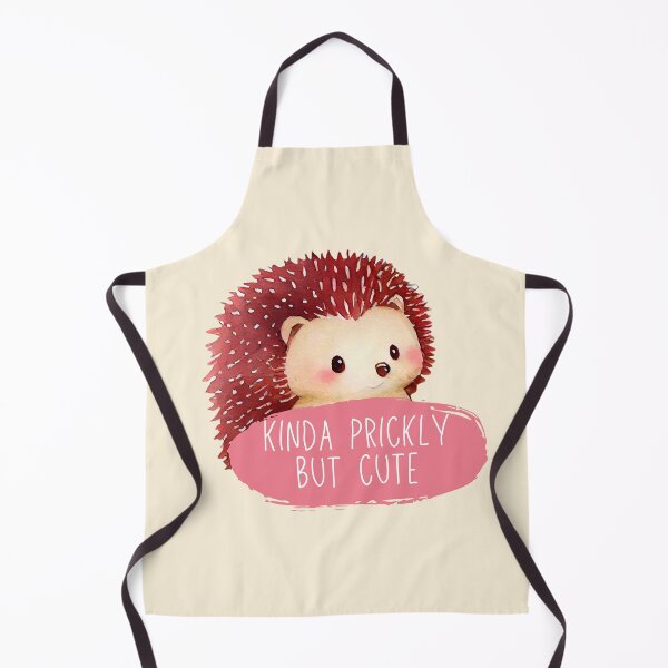 Item preview, Hedgehog "Kinda Prickly But Cute" designed and sold by BirdandPoppy.