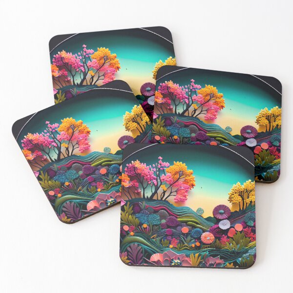 Item preview, Modern Landscape with 3D Effect designed and sold by MTJ-Mushrooms.