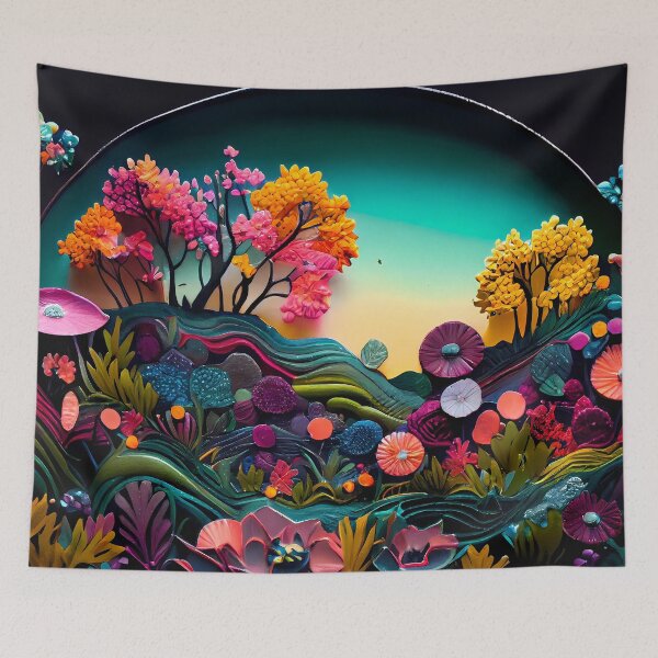 Item preview, Modern Landscape with 3D Effect designed and sold by MTJ-Mushrooms.