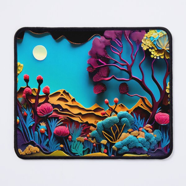 Item preview, Modern Landscape with 3D Effect designed and sold by MTJ-Mushrooms.