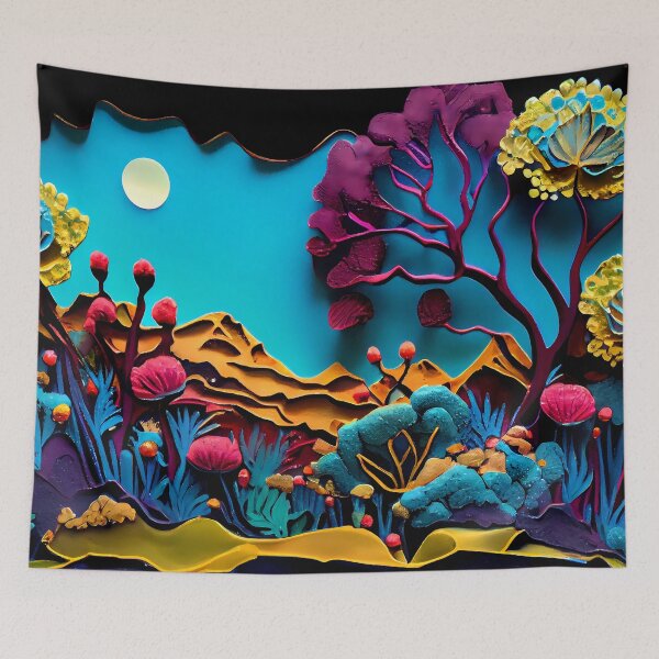 Item preview, Modern Landscape with 3D Effect designed and sold by MTJ-Mushrooms.