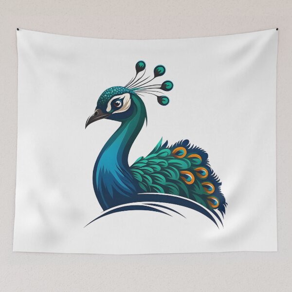 Item preview, The Majestic Plumage: A Peacock's Display designed and sold by Slamet E.