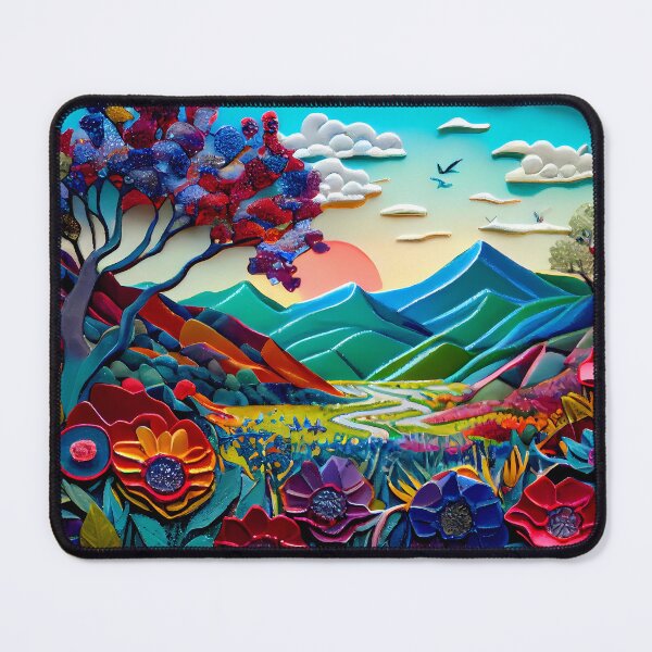 Item preview, Modern Landscape with 3D Effect designed and sold by MTJ-Mushrooms.