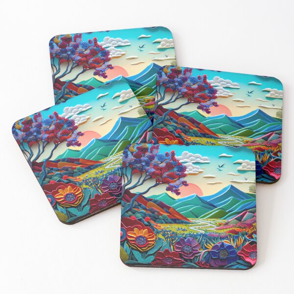 Item preview, Modern Landscape with 3D Effect designed and sold by MTJ-Mushrooms.