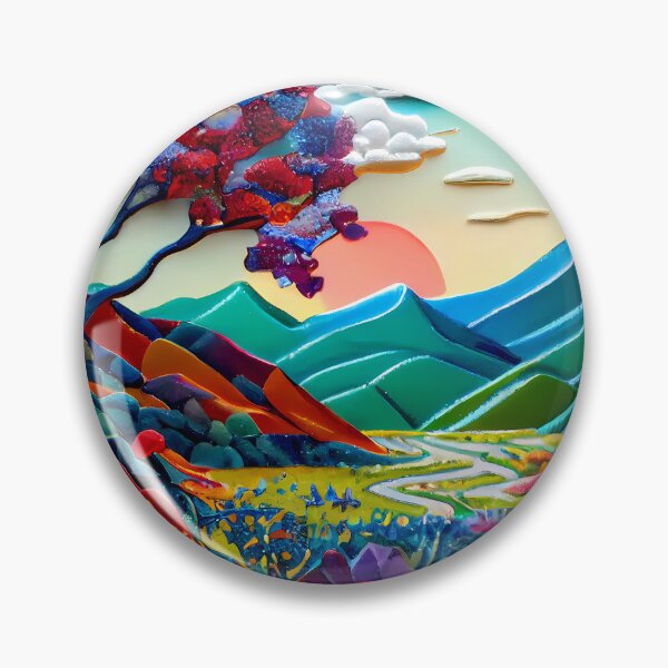 Artikelvorschau, Modern Landscape with 3D Effect entworfen und verkauft von MTJ-Mushrooms.