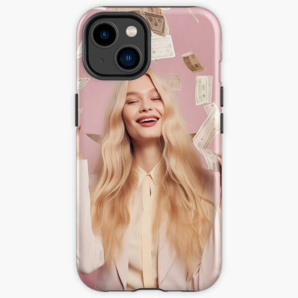 Blonde Woman Money iPhone Tough Case