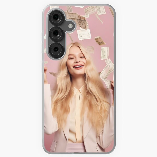 Blonde Woman Money Samsung Galaxy Soft Case
