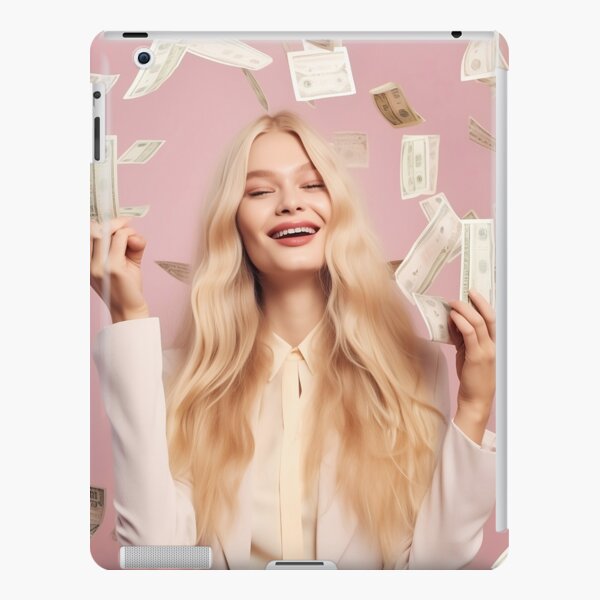 Blonde Woman Money iPad Snap Case