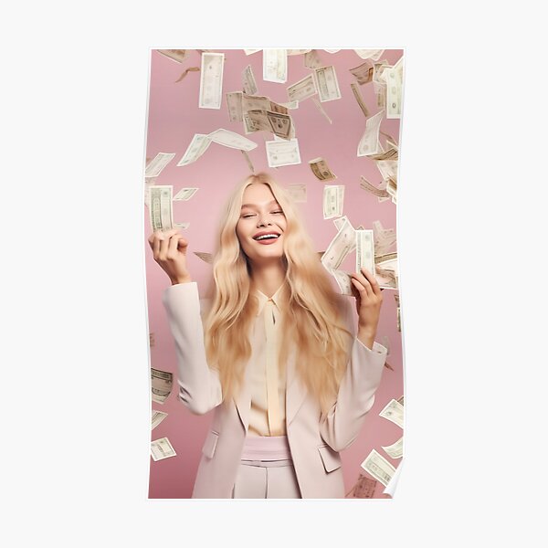 Blonde Woman Money  Poster