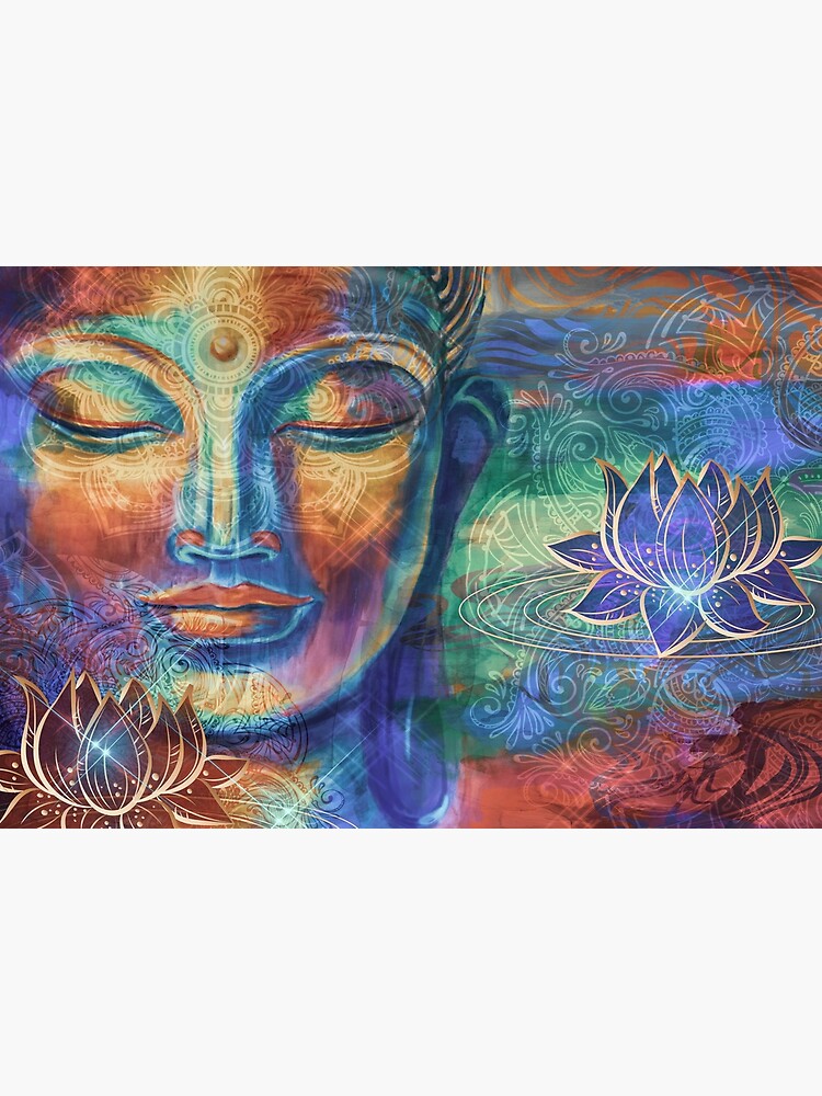 Wooden Jigsaw Puzzles for Adults Buddha With Lotus Flowers 383