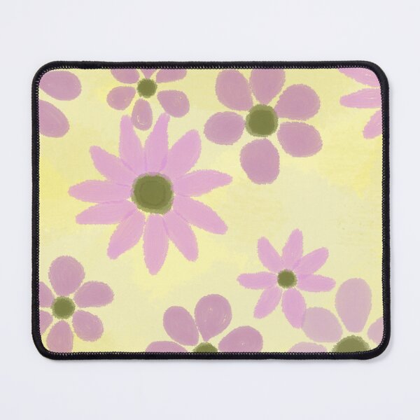 Item preview, Pink and Yellow Daisy Sunflower Floral Pattern designed and sold by designsbyjuliee.