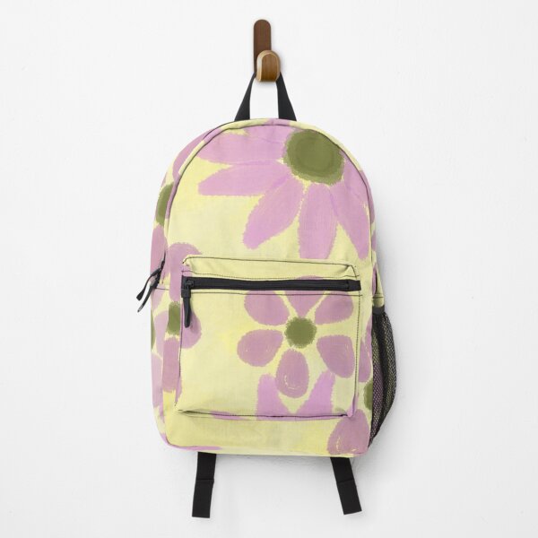 Item preview, Pink and Yellow Daisy Sunflower Floral Pattern designed and sold by designsbyjuliee.