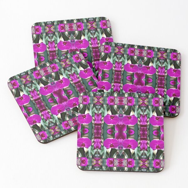 Item preview, Mirrored Abstract Purple Orchid designed and sold by ALEX PHOTO DREAMS.