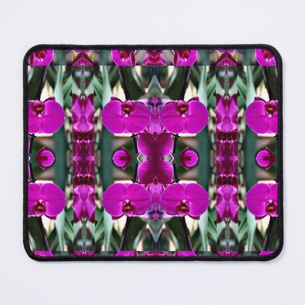 Item preview, Mirrored Abstract Purple Orchid designed and sold by ALEX PHOTO DREAMS.