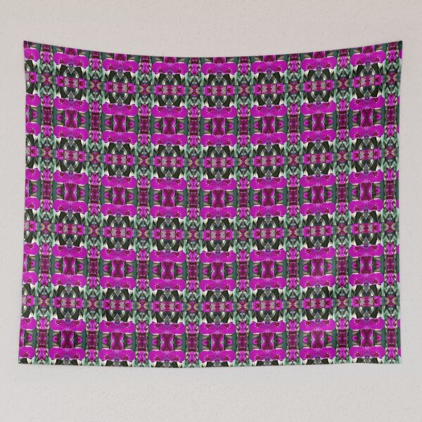 Item preview, Mirrored Abstract Purple Orchid designed and sold by ALEX PHOTO DREAMS.
