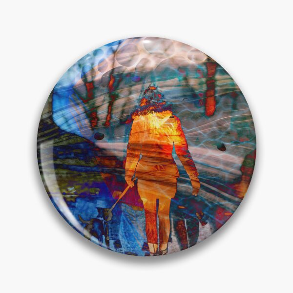 Item preview, "The Walkabout" Digital Collage Art designed and sold by Raven’s Wing Studio.