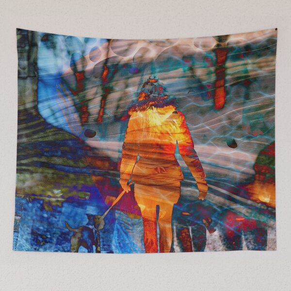 Item preview, "The Walkabout" Digital Collage Art designed and sold by Raven’s Wing Studio.