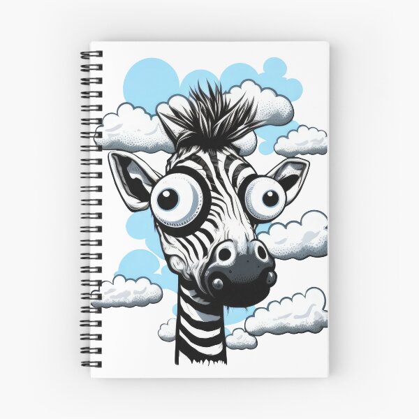 Item preview, Stoned zebra with clouds around designed and sold by fr4nk87.