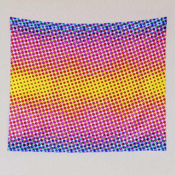 Item preview, Abstract Rainbow Gradient Color Halftone Pixel Pattern designed and sold by Zazizu.