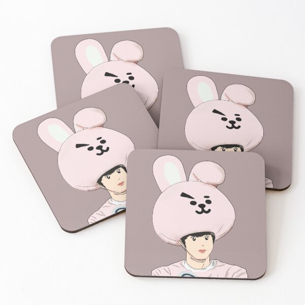 Item preview, Korean Boy Bunny Face designed and sold by HelloLoriDesign.