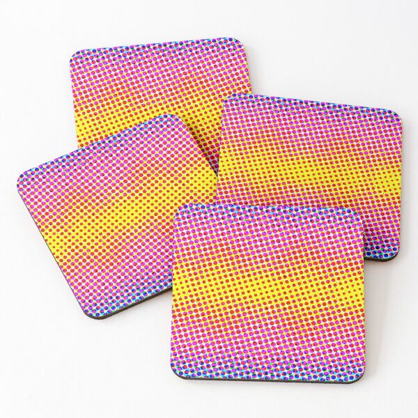 Item preview, Abstract Rainbow Gradient Color Halftone Pixel Pattern designed and sold by Zazizu.